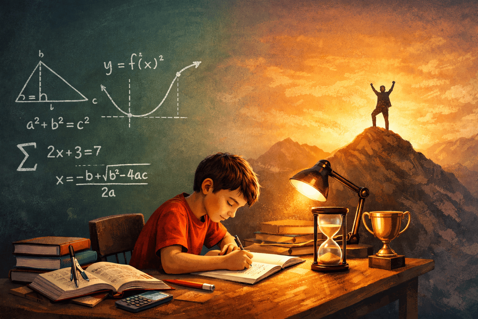 The things Maths teaches us: The value of working hard
